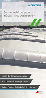 sunlight reflecting TPO membranes